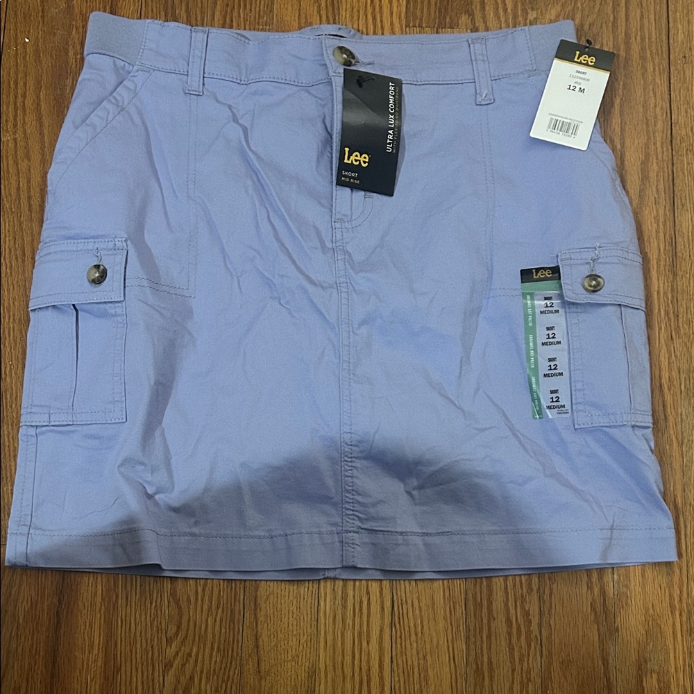 Lee Women's Light Purple Mini Cargo Skirt